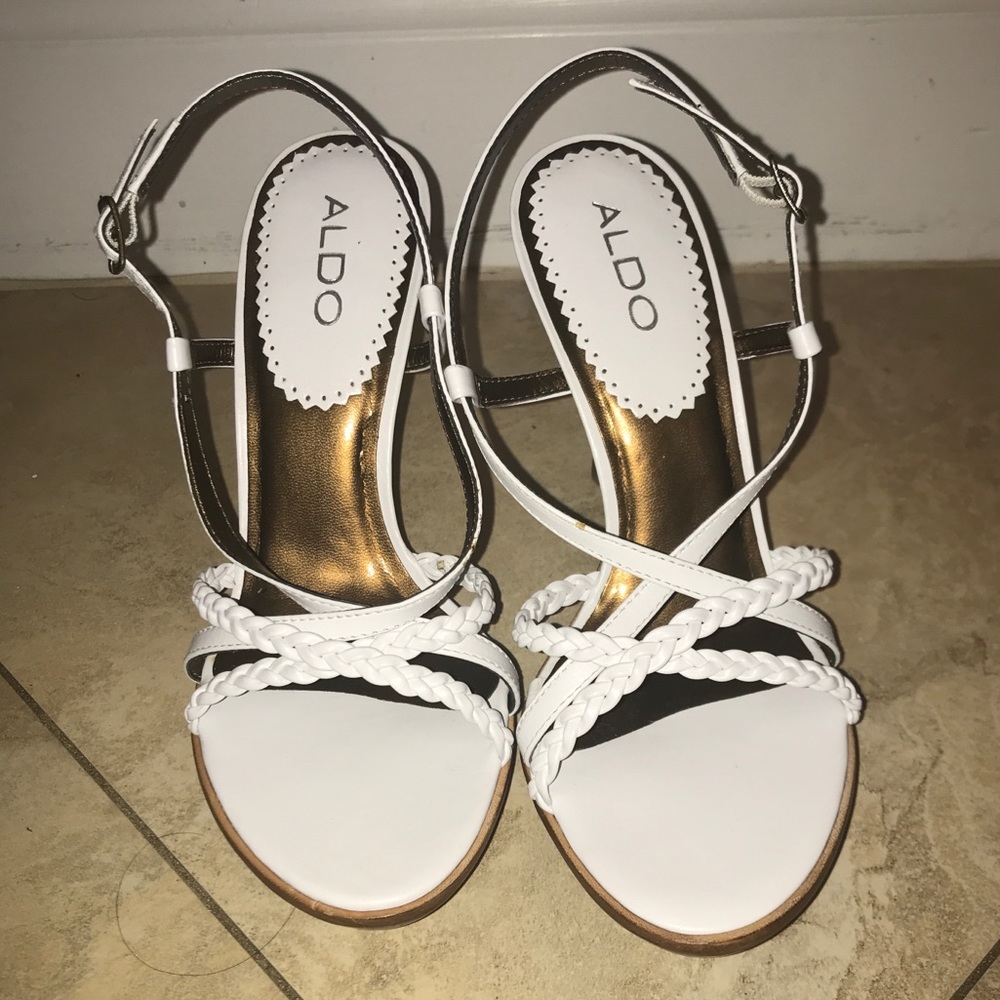 Pretty white heels